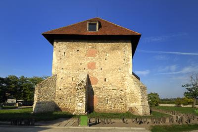 Szabadbattyán, Kula-torony (Kula-vár)-stock-foto