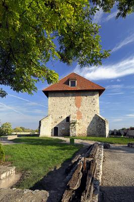 Szabadbattyán, Kula-torony (Kula-vár)-stock-foto