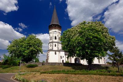 Gyöngyöspata, Római katolikus templom-stock-foto