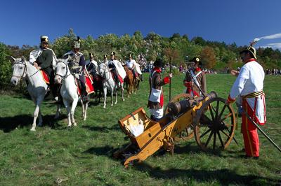 A pákozd-sukorói csata felelevenítése-stock-foto