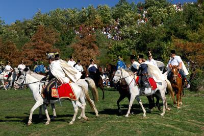 A pákozd-sukorói csata felelevenítése-stock-foto
