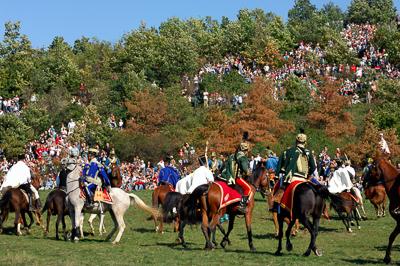 A pákozd-sukorói csata felelevenítése-stock-foto