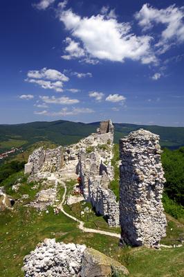 A Regéci vár romjai-stock-foto
