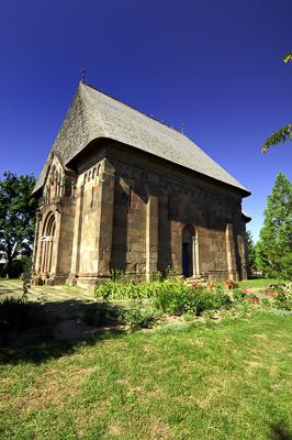 Karcsai református templom-stock-foto
