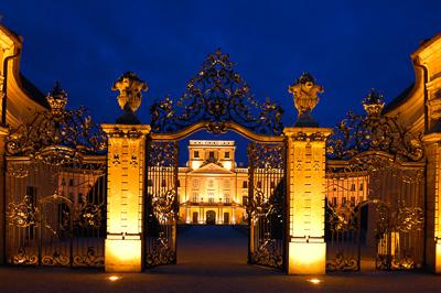 Fertőd, az Esterházy-kastély és parkja-stock-photo