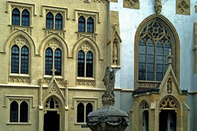 Sopron, Szent Orsolya templom és zárda-stock-photo