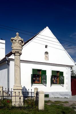 Régi lakóház Fertőrákoson-stock-foto