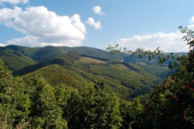 Panoráma a Millenniumi Kilátóból-stock-foto