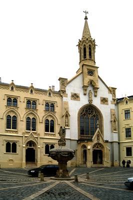 Sopron, Szent Orsolya templom és zárda-stock-foto