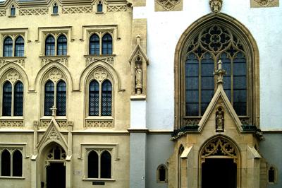 Sopron, Szent Orsolya templom és zárda-stock-photo
