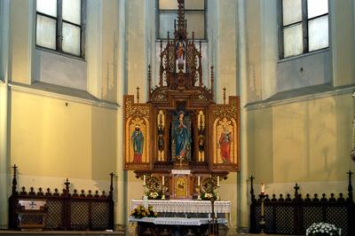 Sopron, Szent Orsolya templom és zárda-stock-foto