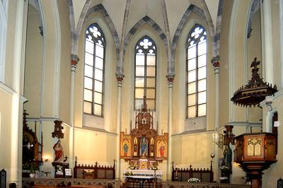 Sopron, Szent Orsolya templom és zárda-stock-foto