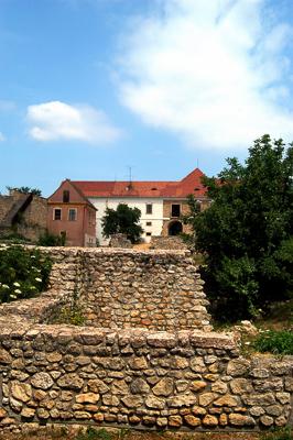 A pécsváradi vár-stock-foto