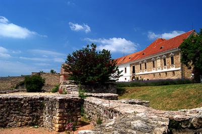 A pécsváradi vár-stock-foto