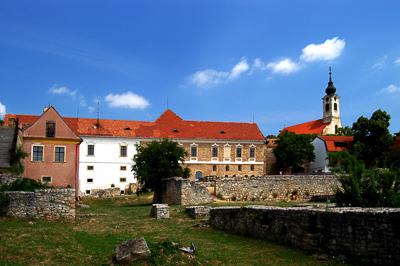 A pécsváradi vár-stock-foto