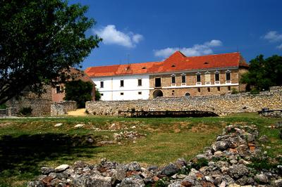 A pécsváradi vár-stock-foto