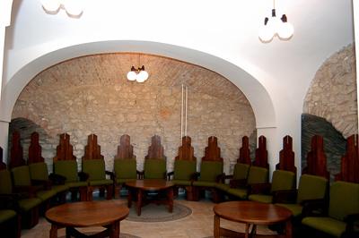 A pécsváradi vár-stock-foto