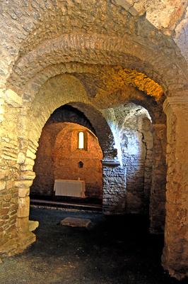 A pécsváradi vár-stock-foto