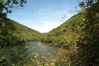 Miskolc - Lillafüred, Hámori-tó-stock-foto