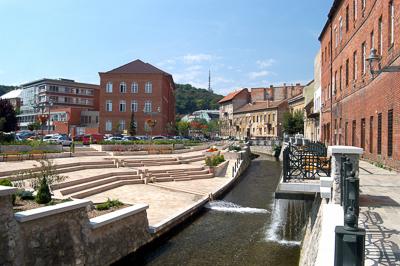 Miskolc, Szinva terasz-stock-photo