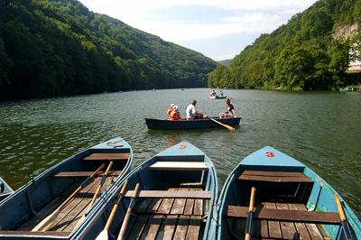 Miskolc - Lillafüred, Hámori-tó-stock-foto