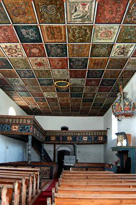 Drávaiványi, református templom-stock-foto