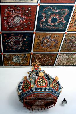 Drávaiványi, református templom-stock-foto