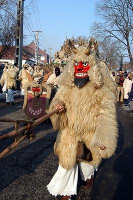 Mohácsi busójárás-stock-photo