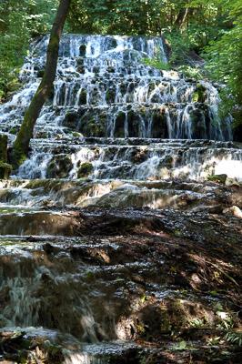 A Fátyol-vízesés a Szalajka-völgyben-stock-foto