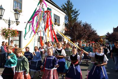 Tokaj-Hegyaljai Szüreti Napok-stock-foto