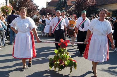 Tokaj-Hegyaljai Szüreti Napok-stock-foto