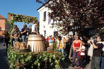 Tokaj-Hegyaljai Szüreti Napok-stock-foto