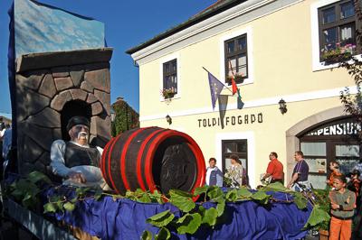 Tokaj-Hegyaljai Szüreti Napok-stock-foto