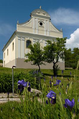Mádi zsinagóga-stock-foto