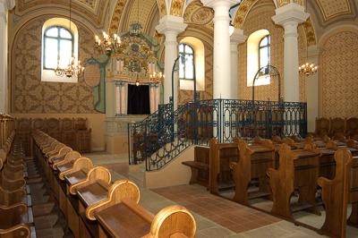 Mádi zsinagóga-stock-foto