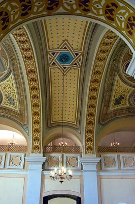 Mádi zsinagóga-stock-foto