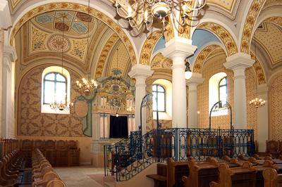 Mádi zsinagóga-stock-foto