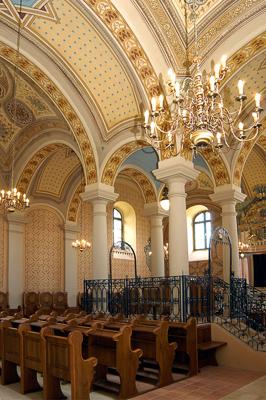 Mádi zsinagóga-stock-foto