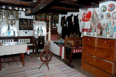 Tard, tájház és skanzen-stock-foto