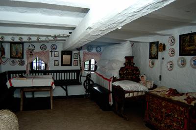 Tard, tájház és skanzen-stock-foto