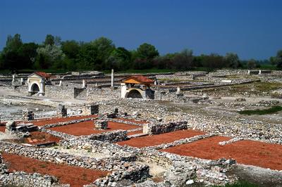 Tác, Gorsium Régészeti Park-stock-foto