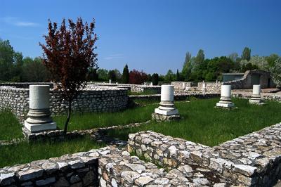 Tác, Gorsium Régészeti Park-stock-foto