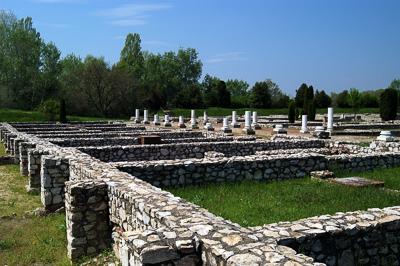 Tác, Gorsium Régészeti Park-stock-foto