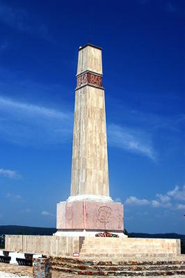 A pákozdi csata emlékműve (Honvéd-emlékmű)-stock-foto