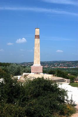 A pákozdi csata emlékműve (Honvéd-emlékmű)-stock-foto