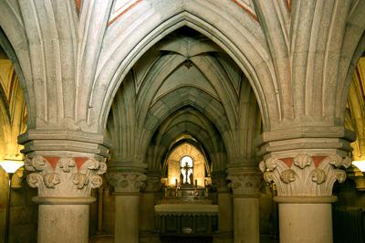 A Pannonhalmi Bencés Főapátság altemploma-stock-foto