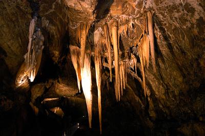 Az Aggteleki-cseppkőbarlang-stock-foto