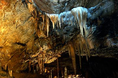 Az Aggteleki-cseppkőbarlang-stock-foto