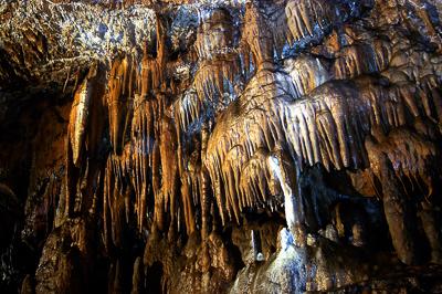 Az Aggteleki-cseppkőbarlang-stock-foto