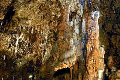 Az Aggteleki-cseppkőbarlang-stock-foto
